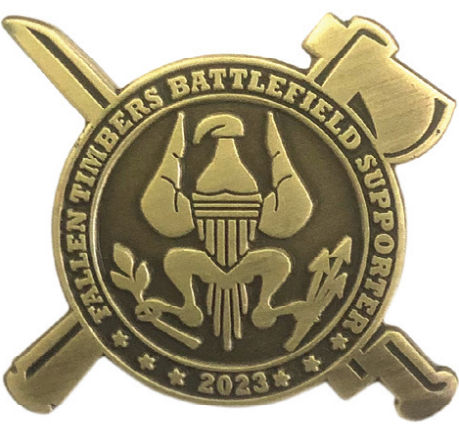 Support Fallen Timbers Battlefield Preservation Commission Bronze Pin