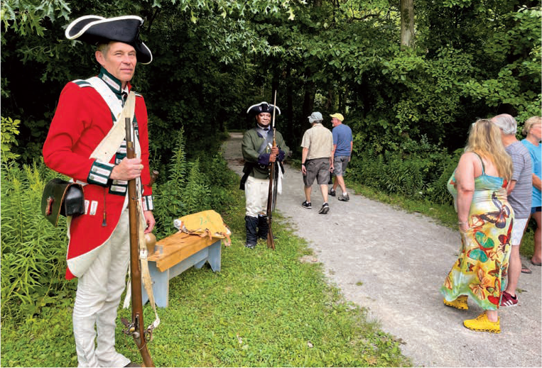 soldiers at reenactment