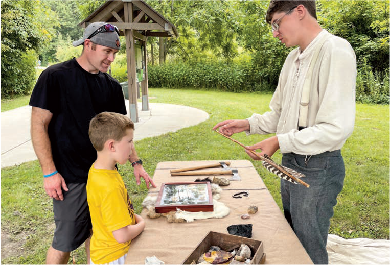 flint knapping demonstration