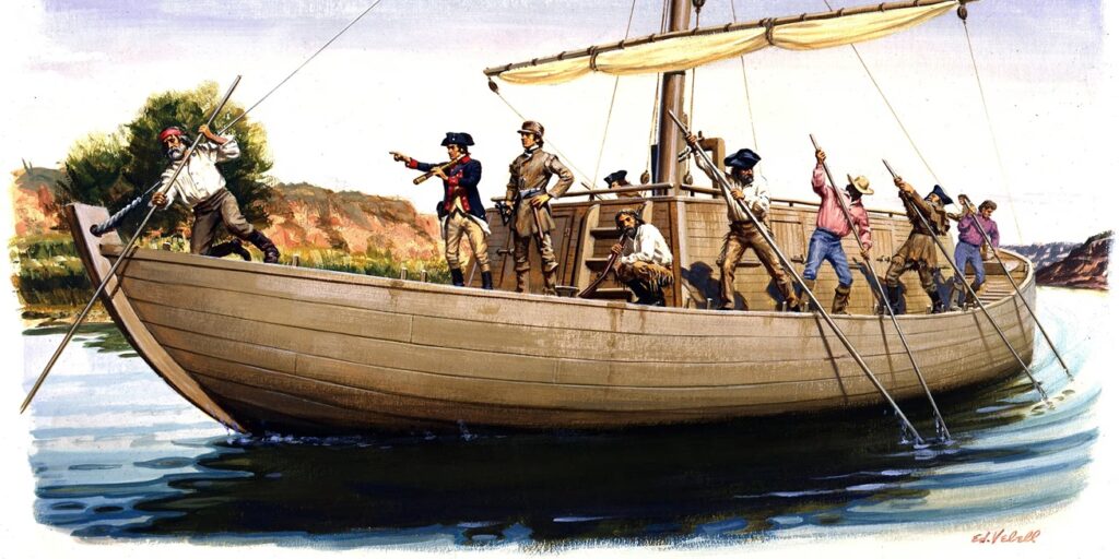 painting of lewis& clark explorers